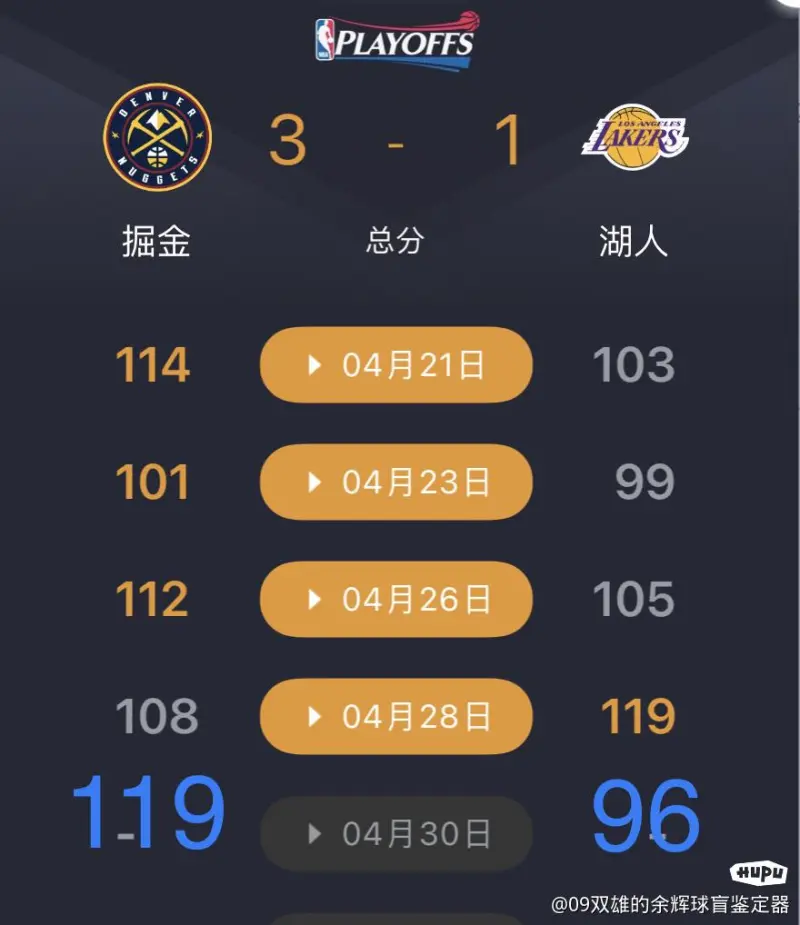 苏老师说了：湖人和掘金实力差不多！